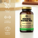 Solgar Herbal Supplement 227g capsules on a wooden surface