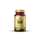 Solgar Korean Ginseng Root Extract 250mg + 200mg Capsules front view