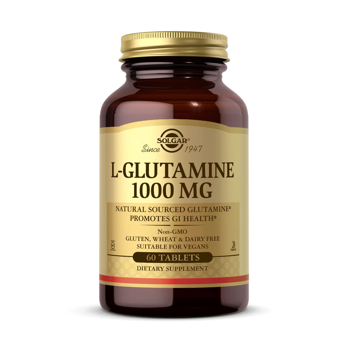 Solgar L-Glutamine 170g front view of packaging