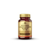 Solgar L-Glutathione Reduced Capsules front view with packaging