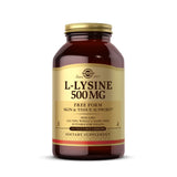 Solgar L-Lysine Vegetable Capsules 454g front view