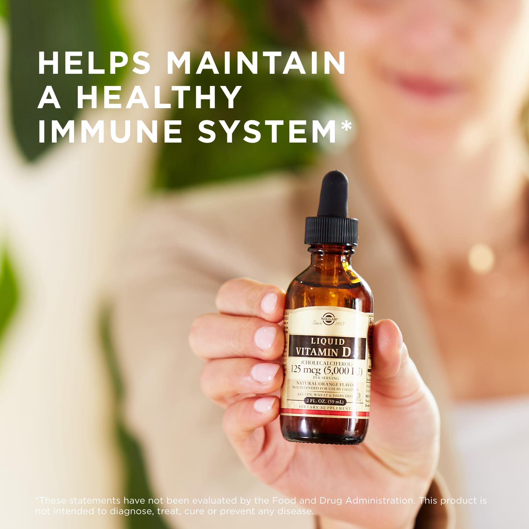 Solgar Liquid Vitamin D3 125 mcg packaging