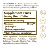 Solgar Melatonin 10mg 60 Tablets side view