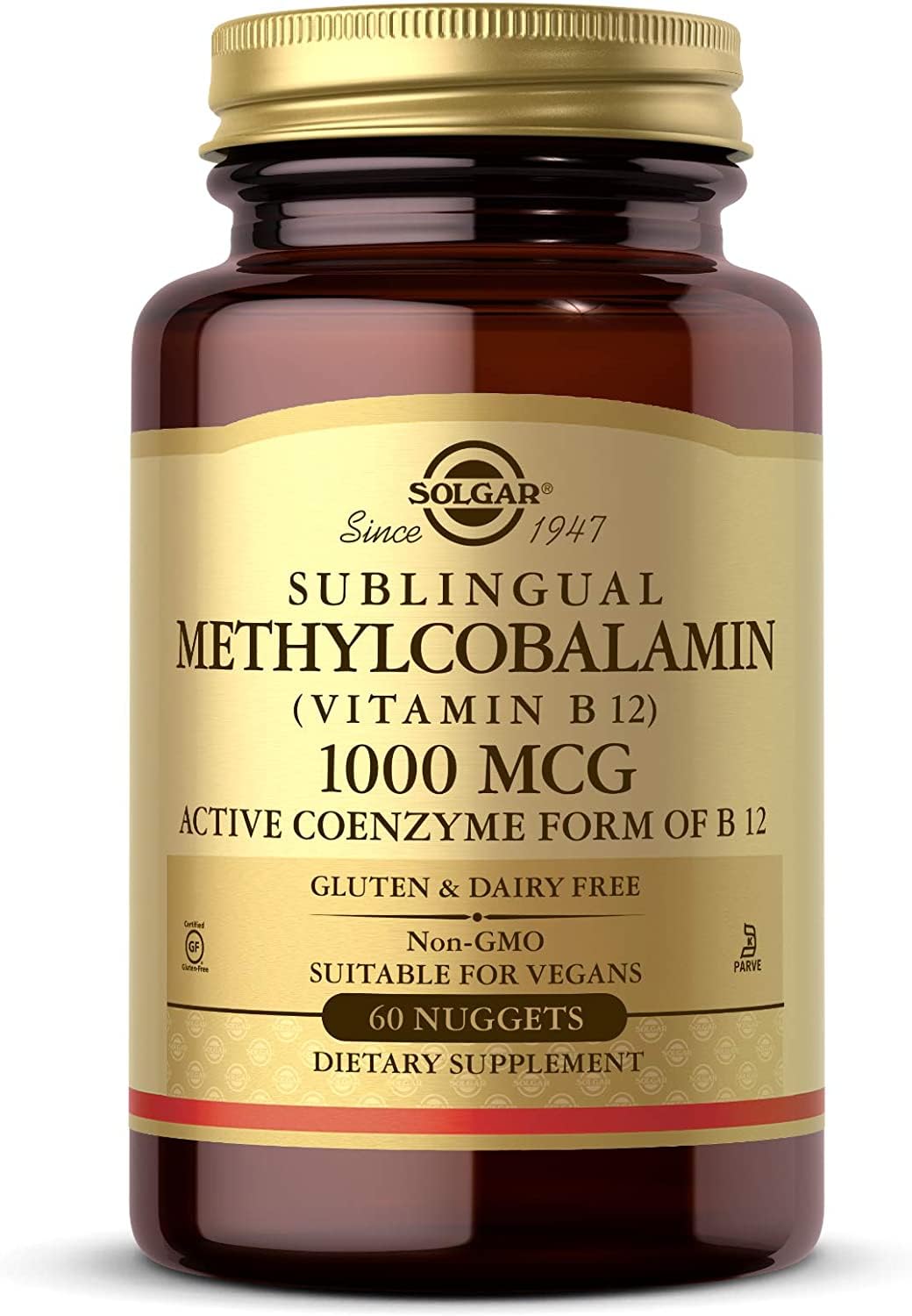 Solgar Methylcobalamin Vitamin B12 5000 mcg Nuggets with natural cherry flavour