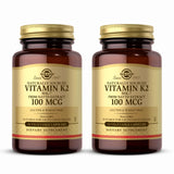 Solgar Naturally Sourced Vitamin K2 100mcg Capsules front view