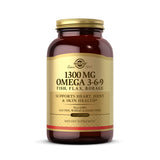 Solgar Omega 3-6-9 Softgels 1300mg front view