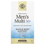 Solgar One Daily Men's Multi 50+ vegan multivitamin front view