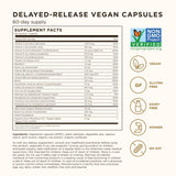 Solgar One Daily Women's Multi 50 Plus vegan multivitamin back view