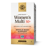 Solgar One Daily Women's Multi 50 Plus vegan multivitamin front view