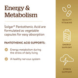 Solgar Pantothenic Acid B5 ingredients list