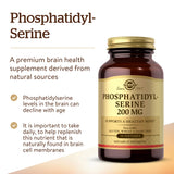 Solgar Phosphatidylserine Soft Gels 200mg side view