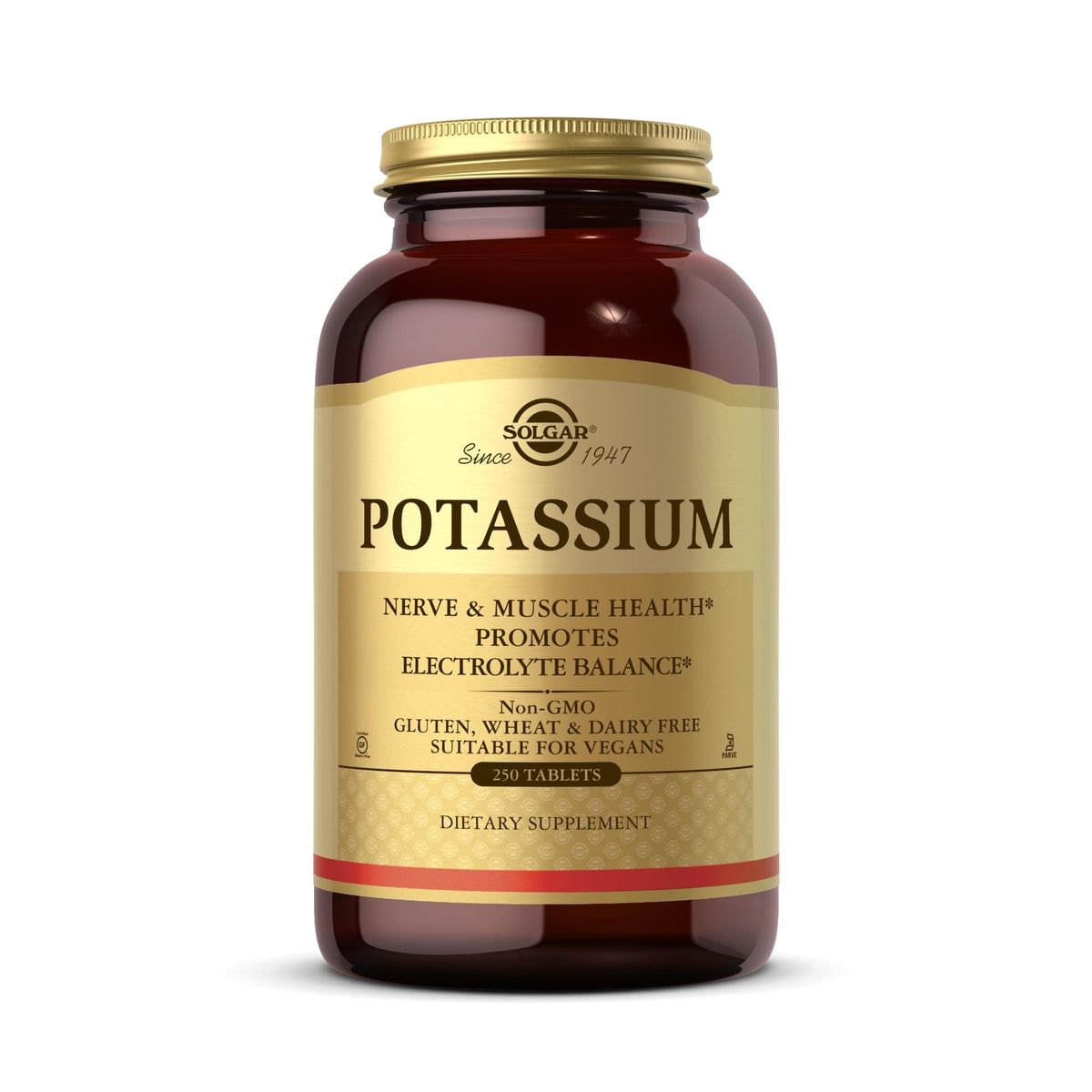 Solgar Potassium Supplement 481g front view