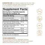 Solgar Prostate Support Vegetable Capsules packaging