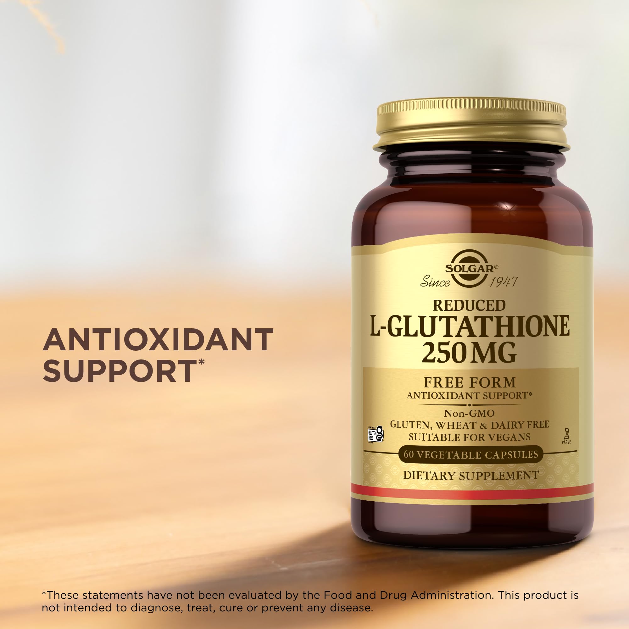 Solgar Reduced L-Glutathione 154g supplement ingredients list