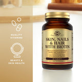 Solgar Skin, Nails & Hair + Biotin 142g ingredients list