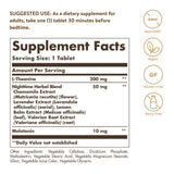 Solgar Triple Action Sleep Supplement 60 Tablets side view