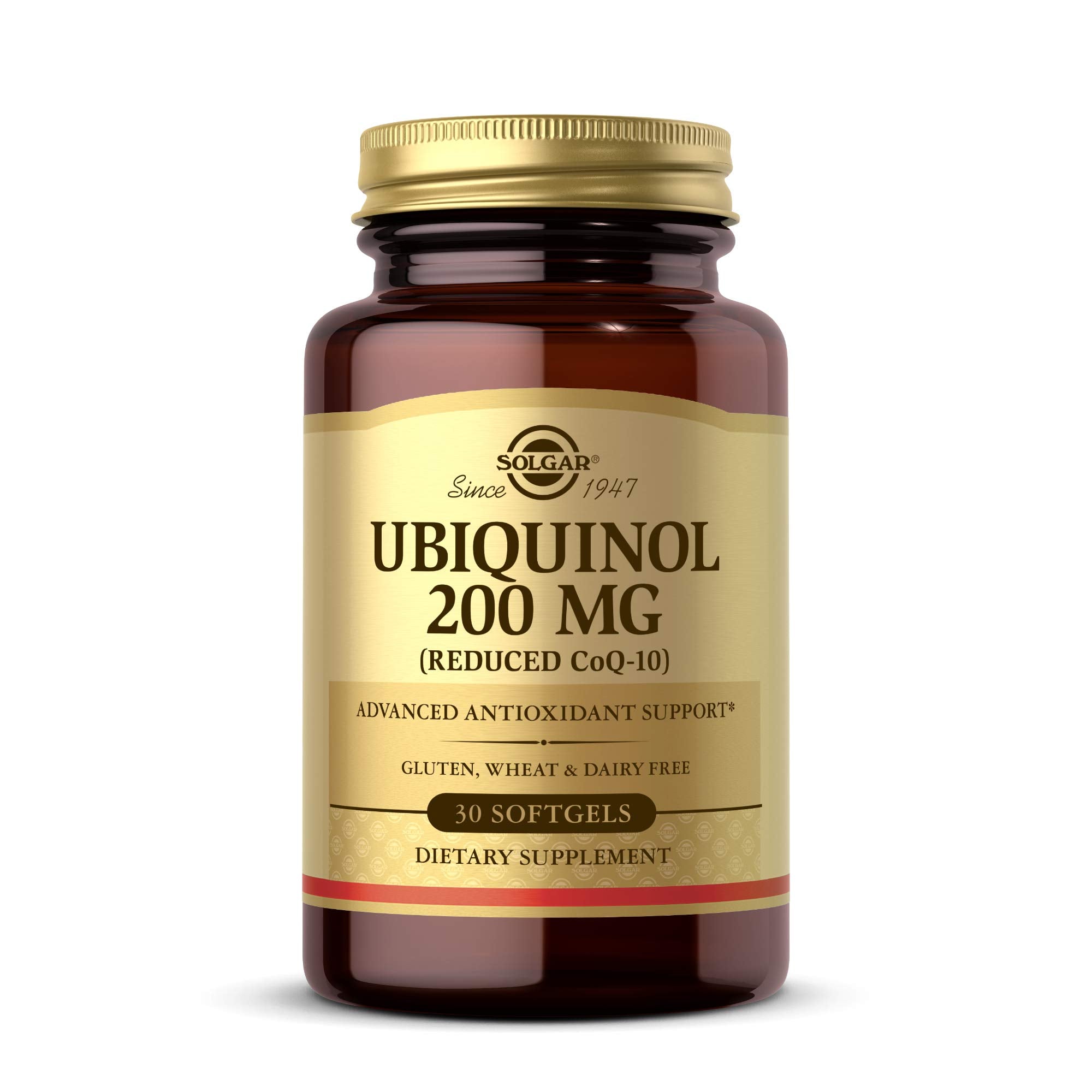 Solgar Ubiquinol CoQ10 200 mg Softgels front view