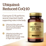 Solgar Ubiquinol CoQ10 200 mg Softgels side view