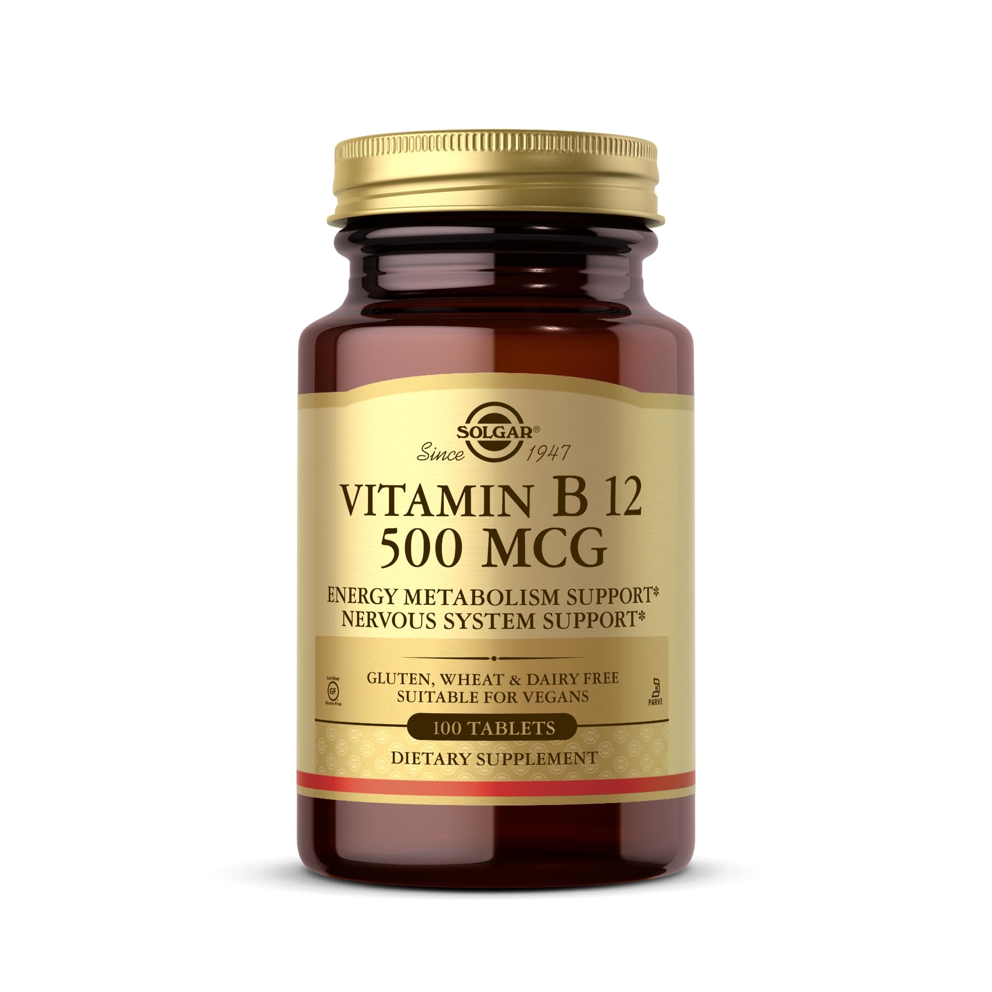 Solgar Vitamin B12 1000µg Supplement front view
