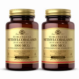 Solgar Vitamin B12 Methylcobalamin 1000 mcg sublingual nugget bottle front view
