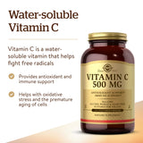 Solgar Vitamin C 500 mg vegetable capsules packaging