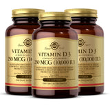 Solgar Vitamin D3 10,000 IU Softgels front view