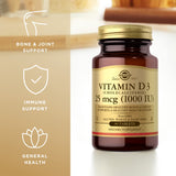 Solgar Vitamin D3 1000 IU Capsules ingredients list