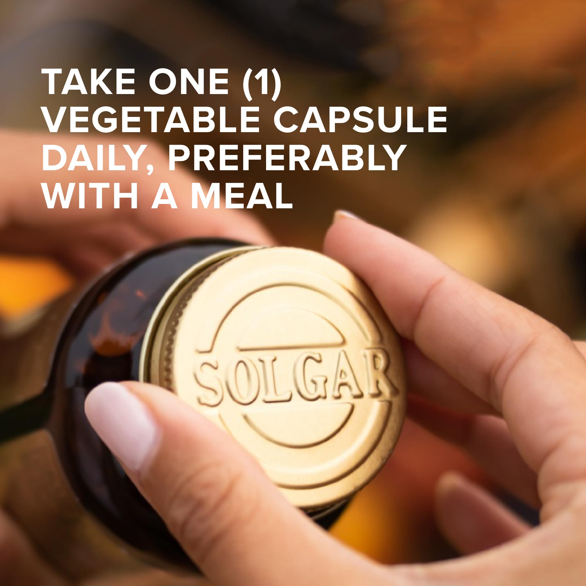 Solgar Vitamin D3 2200 IU Vegetable Capsules bottle with label