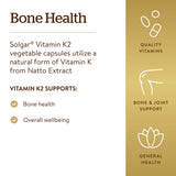 Solgar Vitamin K2 Menaquinone-7 Capsules ingredients list