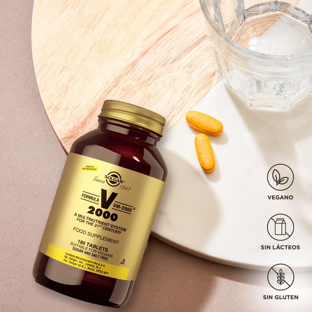 Solgar VM-2000 Multinutrient Tablets packaging