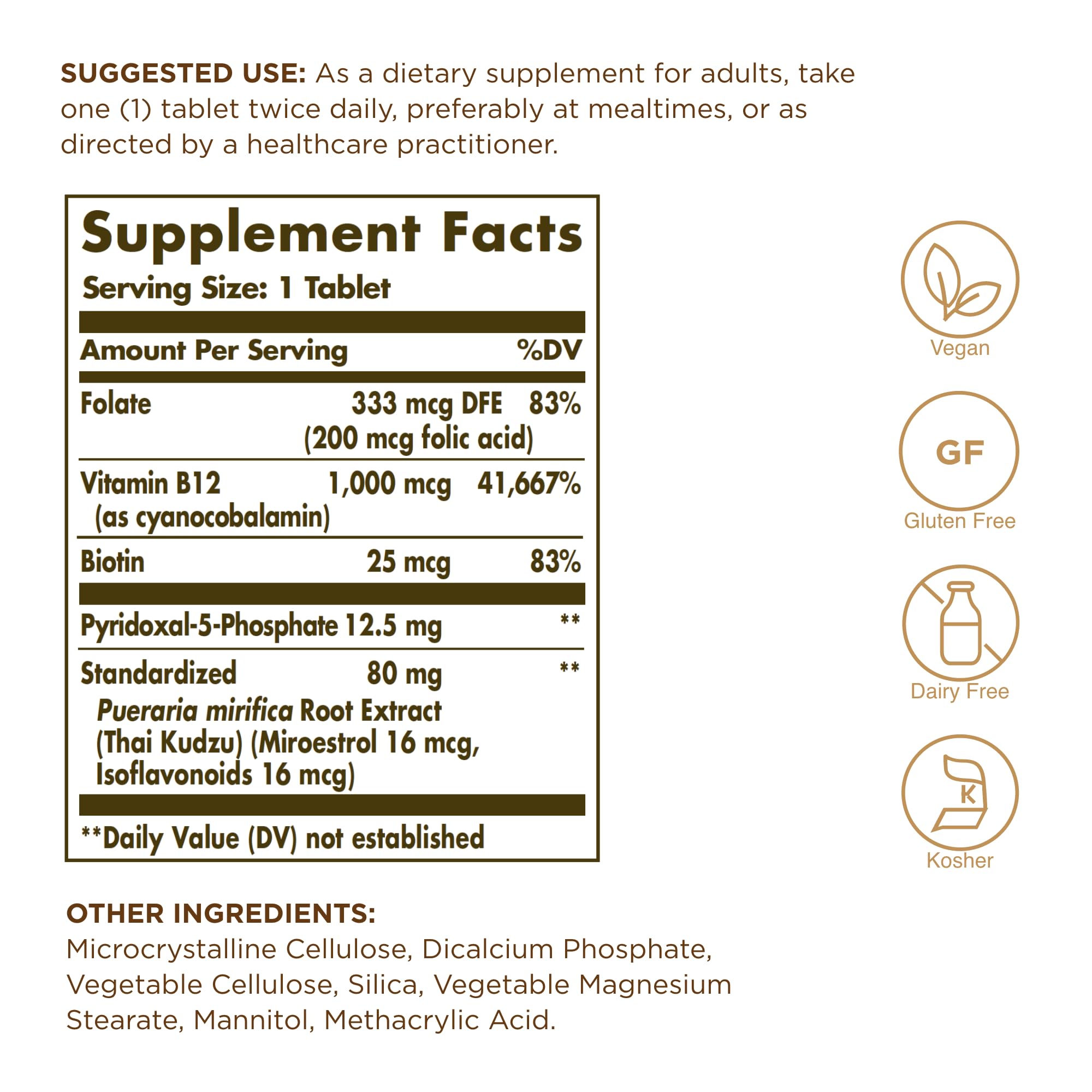 Solgar Women’s Balancing Formula 272g capsules in a clear container