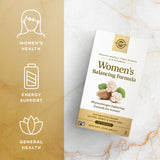 Solgar Women’s Balancing Formula 272g displayed with a measuring spoon