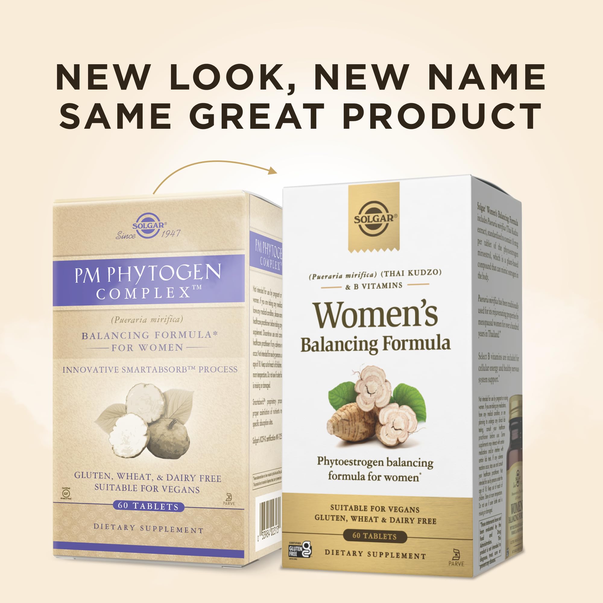 Solgar Women’s Balancing Formula 272g side view showing label