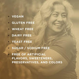 Solgar Women's Balancing Formula displayed with other supplements