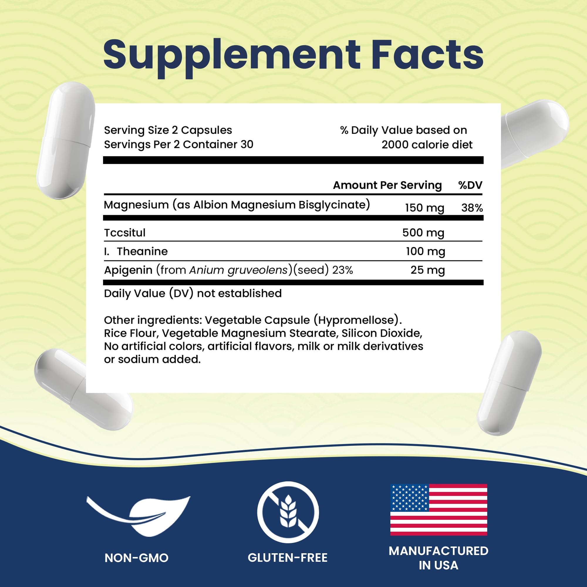 Solid Sleep Deep Sleep Formula ingredients list