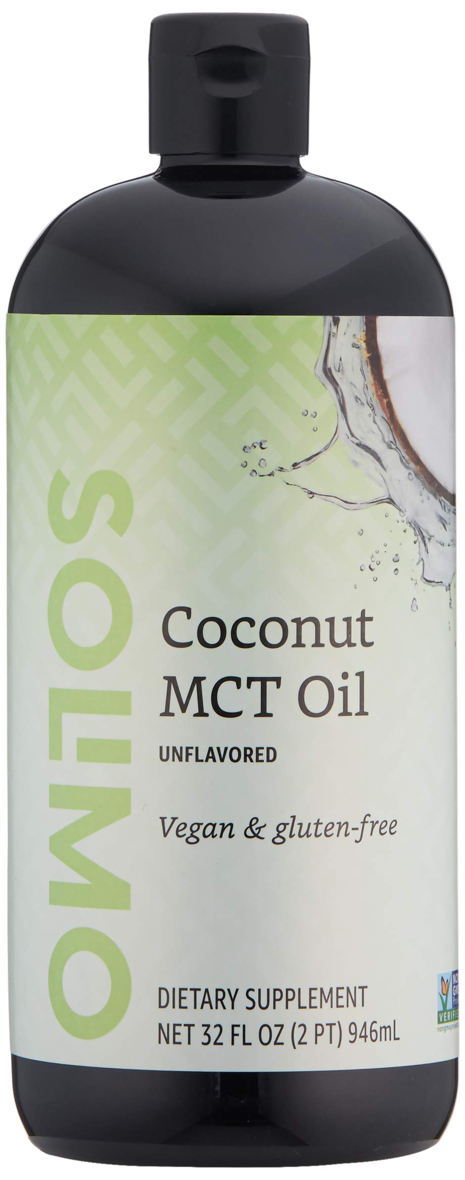 Solimo MCT Oil Unflavoured 946ml front view