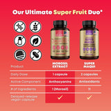 SOLNUVI Morosil Blood Orange Extract Supplement with dosage information