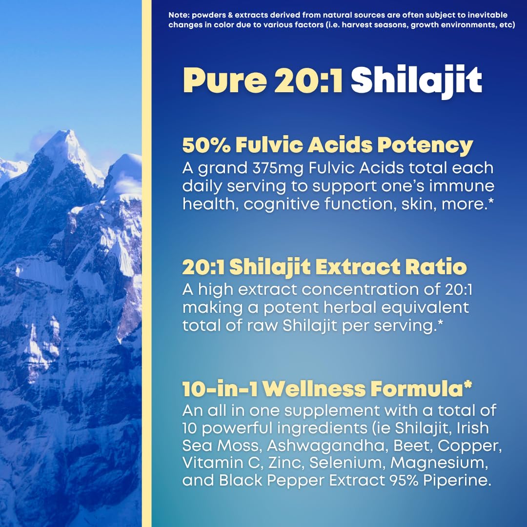 SOLNUVI Shilajit Complex Capsules lifestyle scene with natural background