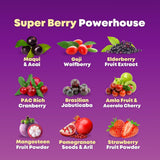 SOLNUVI Super Maqui Berry Supplement packaging on a kitchen counter
