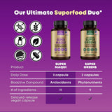 SOLNUVI Super Maqui Berry Supplement with measuring spoon and berries