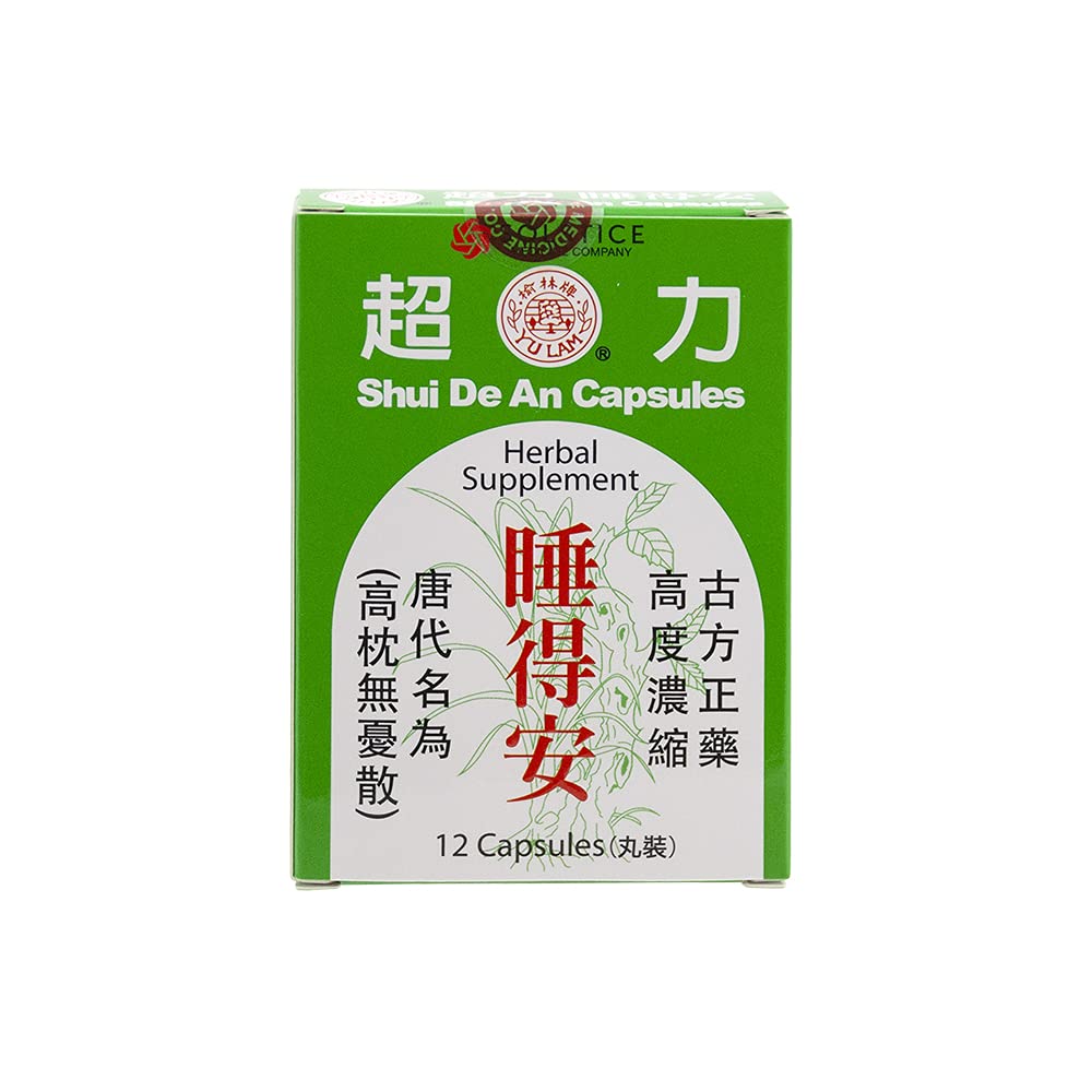Solstice Medicine Company Shui De An Capsules front view packaging