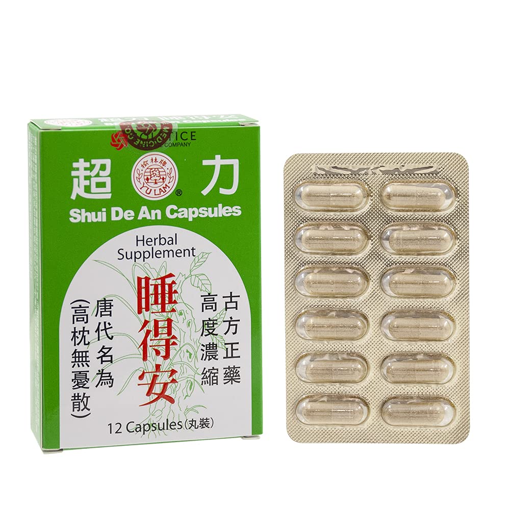 Solstice Medicine Company Shui De An Capsules on a wooden table