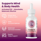 Soltrients B6 (Pyridoxal Phosphate) supplement bottle side view