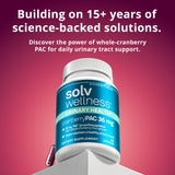 Solv Wellness Cranberry Supplement packaging with ingredients list