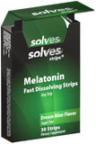 Solves Strips Melatonin Sleep Aid packaging front view