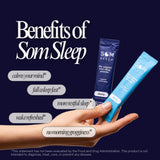 Som Sleep Powder mixed in a glass of water