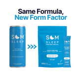Som Sleep Powder stick pack opened