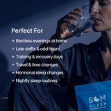 Som Sleep Powder stick pack with berry flavour