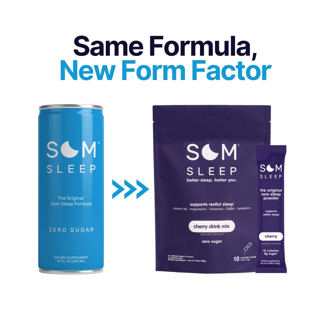 Som Sleep Restorative Sleep Powder 28g close-up