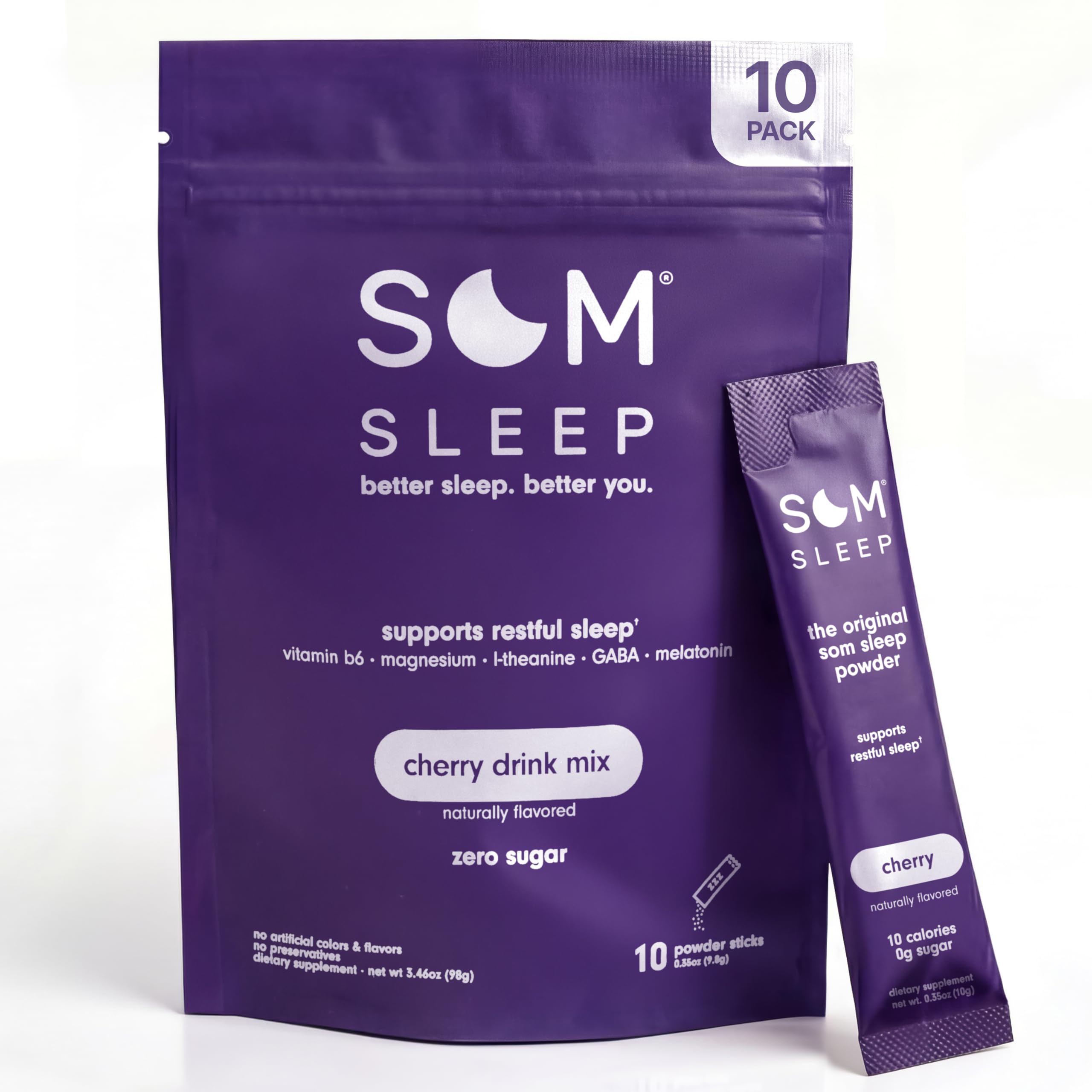Som Sleep Restorative Sleep Powder 28g front view